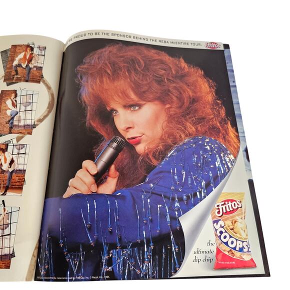 1994 Reba McEntire Starstruck Tour Program Book 14x11" Country Music Concert - Picture 9 of 16